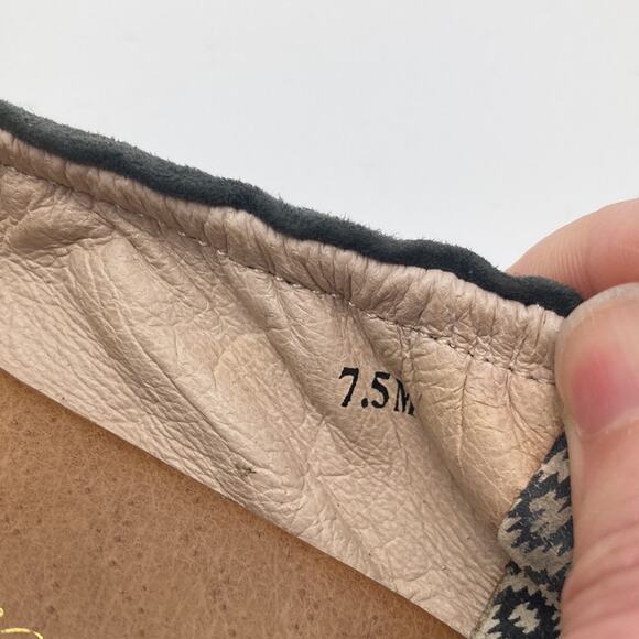 Matt Bernson Womens Gray Suede Glitter Stretch Ballet Flats 7.5 - Picture 9 of 9